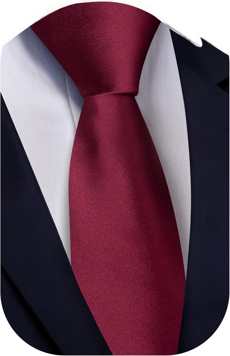Ailisus Store Boys Tie Solid Color Silk Satin Pre-tied Kids Necktie for Age 8-12 Adjustable Formal Wedding School Graduation - Image 1